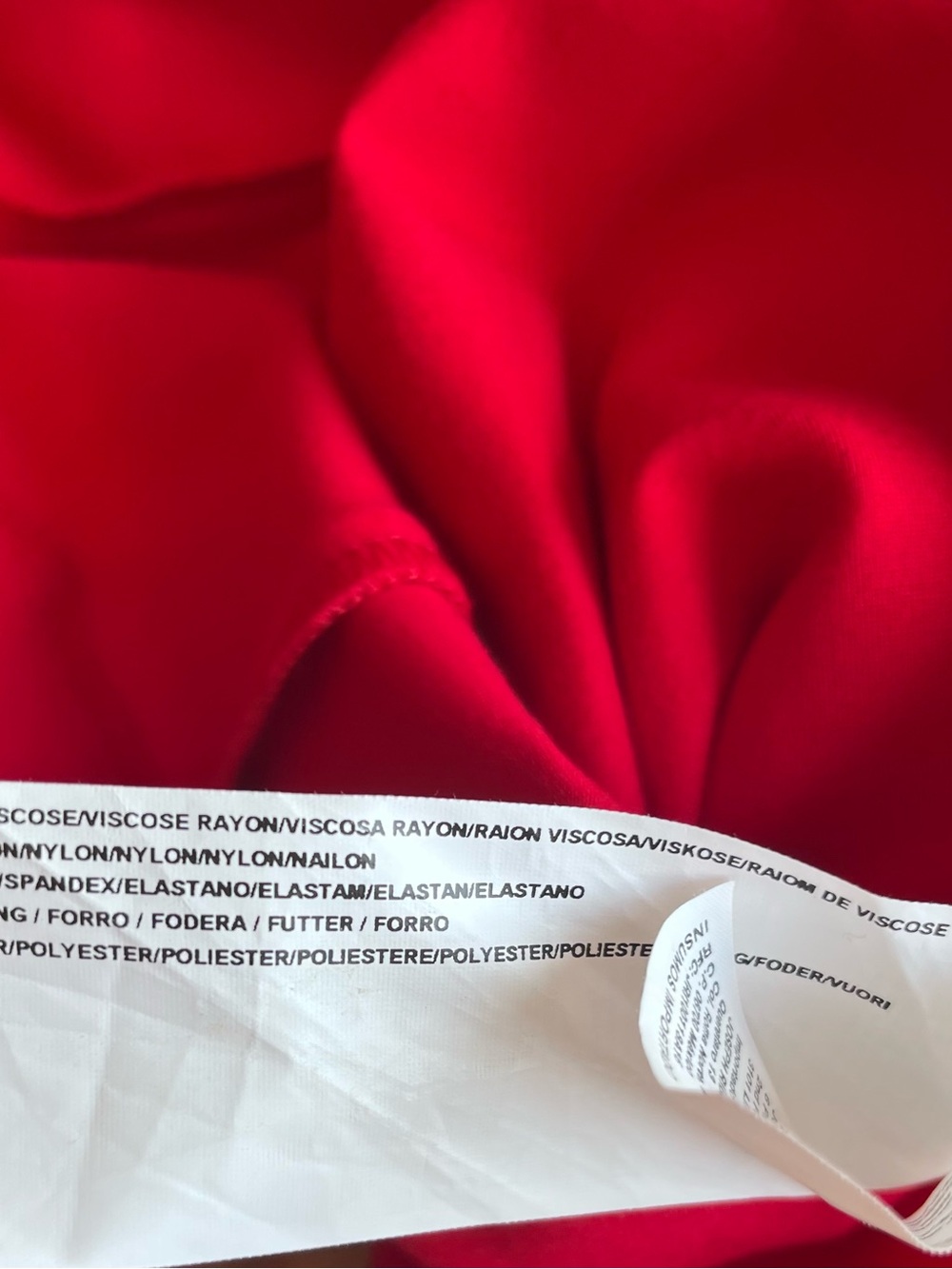 Joseph Ribkoff Red Structured Tailored Fit V-Neck Sheath Dress Size 6 - Picture 8 of 10